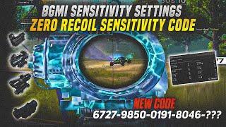 NEW UPDATE 3.4  BEST SENSITIVITY CODE+CONTROL SETTINGS BGMI/PUBG MOBILE | BGMI  starmkyt