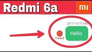 Redmi 6a || Messages Sending Failed || SMS Sending Error issue Problem Solve