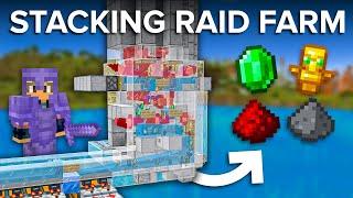 Minecraft Stacking Raid Farm - 80,000+ Items Per Hour