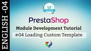 EN004 - Load custom template | PrestaShop Module Development tutorial