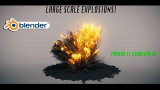 Blender 3d Large Scale explosion tutorial: ft. Khaos add-on