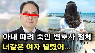 아내 살해 대형로펌 변호사 정체