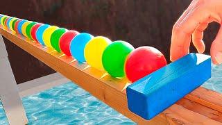 Magic Colorful Marble Run Race ASMR Pool Edition