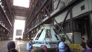 HD Inside the NASA Building VIP tour Kennedy Space Center Florida USA