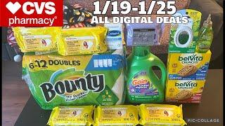 Cvs haul all digital deals || testing out coupon 24 App || 1/19-1/25 || learn CVS couponing