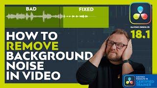 REMOVE Background Noise From Video in DaVinci Resolve 18.1: VOICE ISOLATION