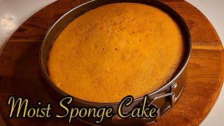 Easy Sponge Cake Recipe, extremely moist and flavorful.