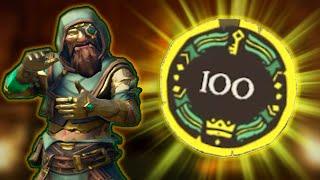 REACHING LEVEL 100 WITH THE GOLD HOARDERS IN SEA OF THIEVES!