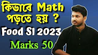 Food SI Math Syllabus | food si math Preparation | food si syllabus 2023 | WBPSC FOOD SI Math Class