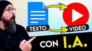 Como pasar de TEXTO a VIDEO con INTELIGENCIA ARTIFICIAL [ TUTORIAL ] FÁCIL Y RÁPIDO