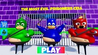 PJ MASKS BARRY'S PRISON RUN Obby New Update - Roblox All Bosses Battle Walktrough FULL GAME #roblox