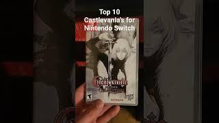 Top 10 Castlevania's for Nintendo Switch @ogre27kain