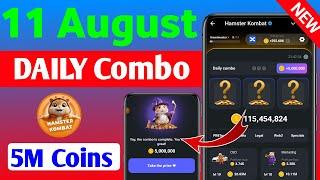 11 August Daily Combo | Hamster Kombat Daily Combo Today | 11 August Daily Combo