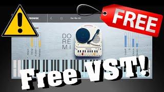 【New Free VST!】Dope! Best Free Retro Analog Synth VST Plugin? Panasonic Do-Re-Mi, Decent Samples