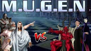 MUGEN Request 101: Jesús, God, Kratos vs Satan, Frollo, Maleficent