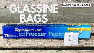 Faux Glassine Bags from Freezer Paper~DIY Tutorial (EASY!!) #howto #craft #junkjournal