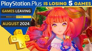 5 Games Leaving PS Plus Extra & Premium Soon | August 2024