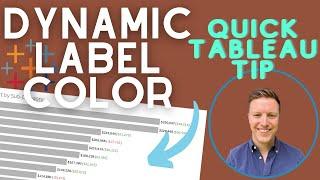 Dynamic Label Color in Tableau (Quick Tip)
