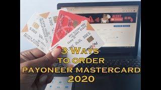 Tricks to order payoneer mastercard 2021 | How to order payoneer card