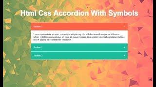 Css Accordion Menu Examples, Simple Accordion Css, Javascript Accordion, Html Css Accordion