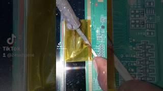 SMART WAY TO DETACH LED LCD TV DRIVERS #panelrepair #microsoldering #electronics