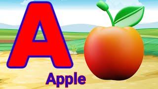 Phonics Song 2 with TWO Words in 3D - A For Airplane - ABC Alphabet Songs with Sounds for Children