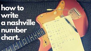 How To Write a Nashville Number Chart