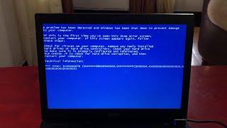 a problem has been detected and windows shutdown to prevent damage to your computer