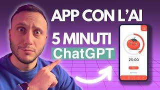 Creare app con intelligenza artificiale - In 5 Minuti SENZA CODICE ‍