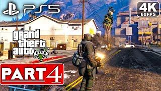 GTA 5 PS5 Gameplay Walkthrough Part 4 FULL GAME [4K 60FPS RAY TRACING] -  No Commentary