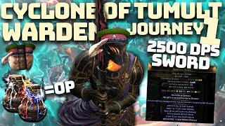 WARDEN CYCLONE JOURNEY [FROM ZERO TO HERO] PART 1 - 2500™ ELE DPS SWORD