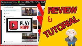 ⭐️Content Samurai Review  - VIDNAMI Review: Make Videos for Your Business Easily