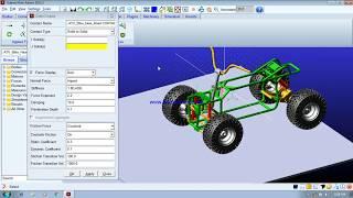 All Terrain Vehicle Simulation using MSC ADAMS