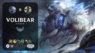 Volibear Jungle vs Nidalee - KR Challenger Patch 14.6