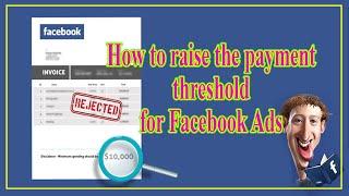 How to raise the payment threshold for the latest facebook ads 2024| Ad Account Payment Threshold