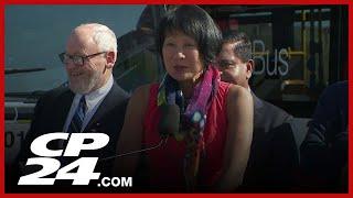 Mayor Olivia Chow makes transit announcement