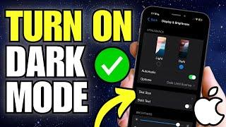 How To Turn iPhone Into Dark & Light Mode