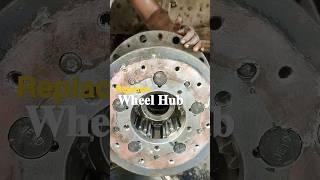 Replace wheel hub bearing #mechanic