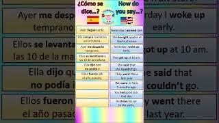 Bilingual Short CHALLENGE: Past tense Irregular verbs / RETO Bilingüe corto: Pretéritos irregulares