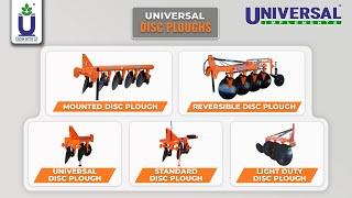 Universal Disc Ploughs - Universal Implements
