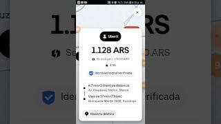 Uber radar de viajes