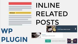 Inline Related Posts Wordpress Plugin