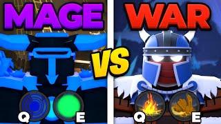 MAGE VS WARRIOR Race #2 In Dungeon Quest!