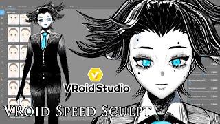 【Vroid】Vroid model ADOPT - Scribble boy | Speed Sculpt