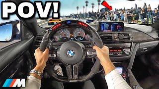 You Drive A Straight Piped BMW M4 F82 To The BIGGEST SUPERCAR MEET [LOUD EXHAUST POV]