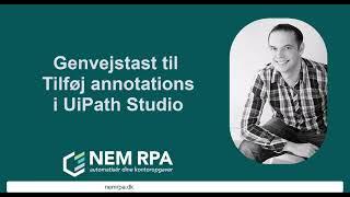 Tilføj Annotations i UiPath