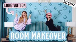 Schlafzimmer DIY Louis Vuitton Wand - Room Makeover bei Raffa's Plastic Life - Teil 9 // I'mJette