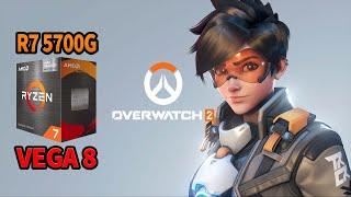 AMD Ryzen 7 5700G | Overwatch 2 | Vega 8 | Benchmark | APU Test