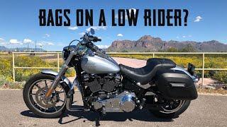 Viking Lamellar Hard Saddlebags - Harley Low Rider (FXLR)
