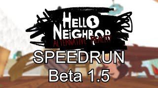 Hello Neighbor: Alternative Reality Beta 1.5 Speedrun (6:51.21) (Good Ending)